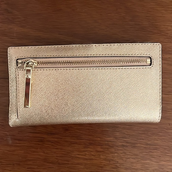 Kate Spade Cameron Street Stacy Bifold Wallet in Rose Gold - Picture 2 of 8